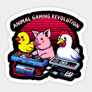 Animal Gaming Revolution Sticker